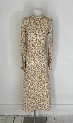 Vintage 70s Floral Cottage Core Prairie Dress   • $42