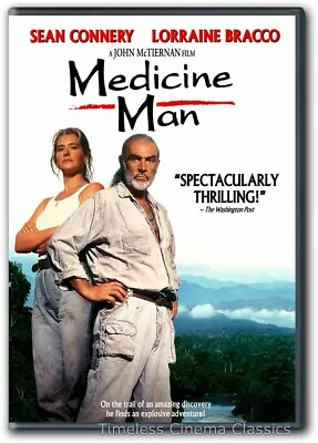 Medicine Man DVD New Sean Connery Lorraine Bracco • $10.80