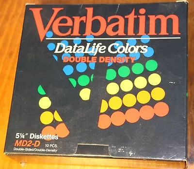 (8) Verbatim 5.25  Floppy Discs  Double Side/Double Density In Original Box • $19.99