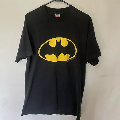 Vintage 80’s Original Batman T Shirt Single Stitch Fruit Of The Loom Large • $23