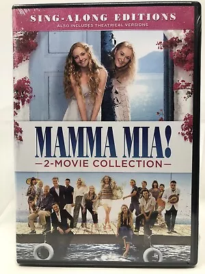 Mamma Mia! 2-Movie Collection & Bonus Sing Along Disc  (DVD) BRAND NEW - SEALED • $11.99