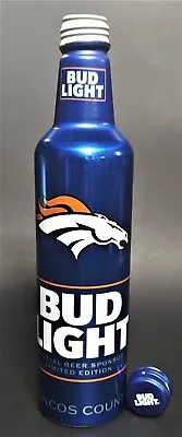 $6.99 • Buy 2019 NFL DENVER BRONCOS - BUD LIGHT Aluminum Beer Bottle #503506
