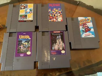 Vtg Nintendo NES Lot Of 4 Mario Bros Disney Adventures Ultima Duck Hunt LOOK! • $39.11