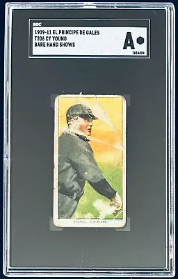 1909 T206 Cy Young EPDG SGC Authentic El Principe De Gales Bare Hand Shows HOF • $1285