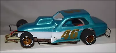 FCR Parma 1:24 Slot Car Custom Dirt Track Sprint Car #46 - Brass Chassis • $72