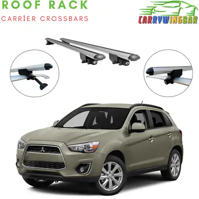 Fits Mitsubishi Outlander Sport  Roof Rack Cross Bars Silver Color 2Pcs • $99.99