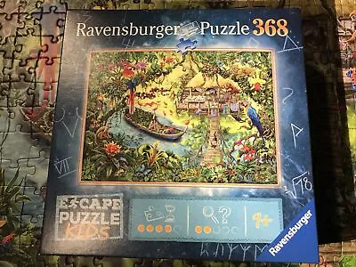 Ravensburger Escape Kids: Jungle Escape 368 Piece Jigsaw Puzzle Complete • $22.95