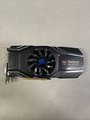 Sapphire Radeon HD 6870 1GB DDR5 Graphics Card 299-3E174-430SA • $17