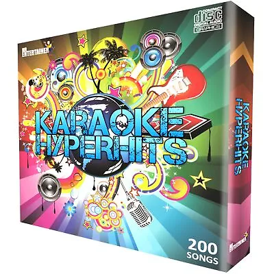 Karaoke CDG Pack. Mr Entertainer HYPERHITS Family Party. 200 Greatest Songs Ever • £24.99