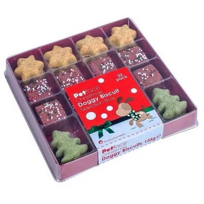 £6.99 • Buy Petface Christmas Doggy Biscuits Festive Dog Treats In Gift Box Selection Box