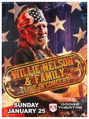 $16.94 • Buy Willie Nelson - POSTER - Country Legend Family LIVE Concert - WALL ART PRINT