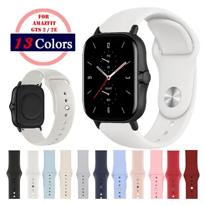 Watch Band For Amazfit GTS 4 3 Pro 2e Mini 20mm Quick Fit Silicone Sport Strap • $8.99
