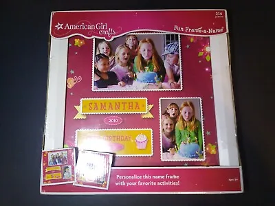 American Girl Crafts Fun Frame-A-Name 236-Piece Picture Frame Ages 8+ • $14.99