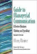 $16.95 • Buy Guide To Managerial Communication By Mary Munter