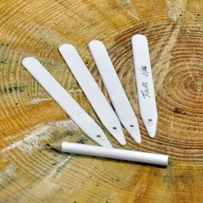 £2.79 • Buy 50 Plant Label White Plastic Tags Stick Garden Seed Pot Tray Markers Greenhouse