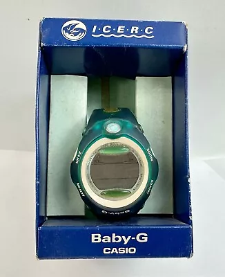 AUTH Excellent Used CASIO Baby-G I.C.E.R.C.BG-163-2CVER BOXED No Battery Fedex • $65.75