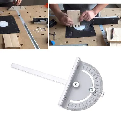 Circular Router Miter Gauge DIY Woodworking Machines Angle Ruler Mini Table Saw • $12.99