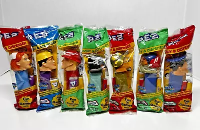 Vintage PEZ Dispensers EMERGENCY WORKERS Lot Of 7 NEW • $16