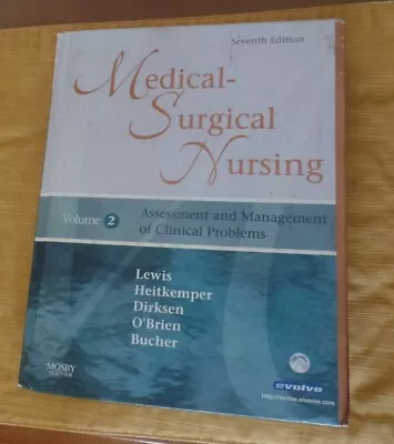 Medical-Surgical Nursing Volume 2 Assessment And Management Of Clinical Problems • $9