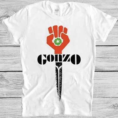 $7.65 • Buy Gonzo T Shirt Fist Knife Logo Journalism Hunter S Thompson Cool Gift Tee M319
