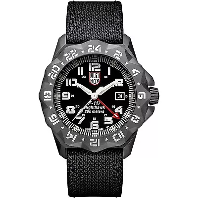 Luminox XA.6421 Men's F-117 Nighthawk Black Dial Quartz Watch • $465