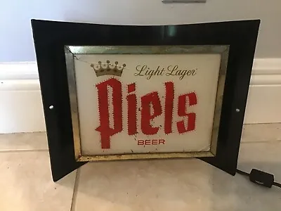 Vintage Light Lager Piels Beer Light Sign - AS IS • $50
