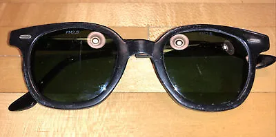 Vtg Fibre-metal Adjustable Safety Eyeglasses Sunglasses Green Fm2.5 Lenses Usa • $76.43