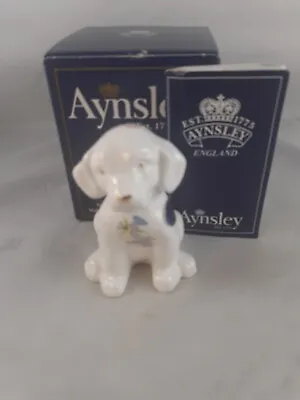 Aynsley Wild Tudor Puppy Dog Boxed Fine Bone China 1st Quality Animals British • £27.99