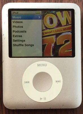 $29.99 • Buy Apple IPod Nano 3rd Generation Silver (4 GB) Mildly Insensitive Buttons