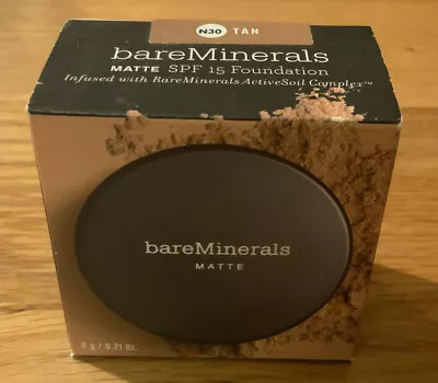 £18 • Buy Bare Escentuals BareMinerals Matte Foundation SPF 15 TAN 6g/0.21oz New