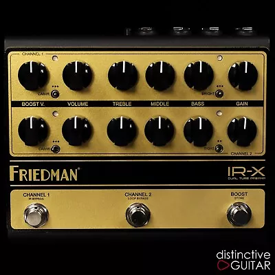 Brand New Friedman Ir-x Dual Tube Preamp With Impulse Response Marshall Inspired • $499.99