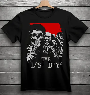 The Lost Boys Skull Movie Horror T-Shirt Black S-3XL • $23.99