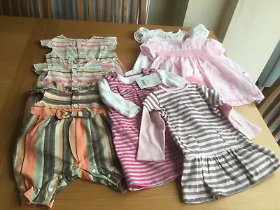 £5.99 • Buy Baby Girls Clothes Bundle, New. 0-3mnths Up To 12-18 Months