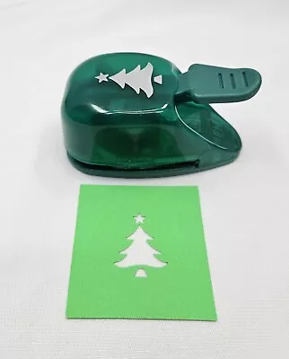 Vintage EK Success Paper Punch Christmas Tree Whale Tail Holidays Card Making • $9.99