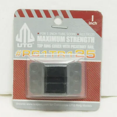 $9.99 • Buy Leapers UTG Max Strength Picatinny Slot Top Cover Ring W/ Picatinny Rail 1  Ring