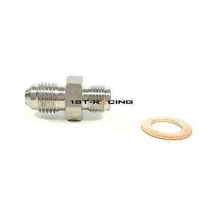 For Volvo SAAB TD04HL M12 X1.5 Mm To 4AN Adapter Turbo Oil Fitting Restrictor • $14.09