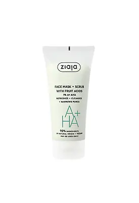 Ziaja Face Mask And Scrub With Fruit Acids 55ml • £9.44