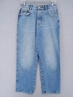 $16.99 • Buy Zara Pants Womens Size 6 Blue Denim Jeans Straight Casual