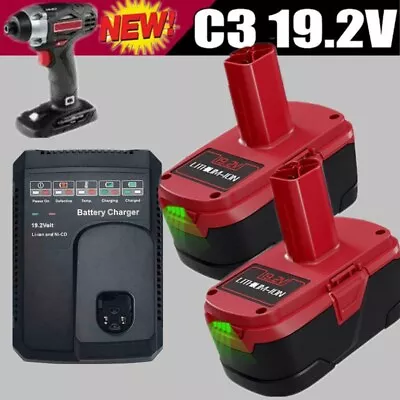 19.2 Volt 6.0Ah For Craftsman C3 DieHard Lithium Ion XCP Battery / Charger 11375 • $25
