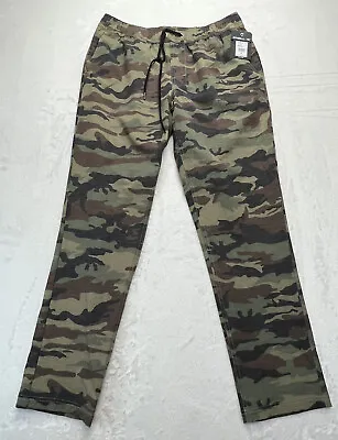 Men's O’Neill I Indolands Hybrid Pants Forest Camo Size Medium  New MSRP 55$ • $32.49