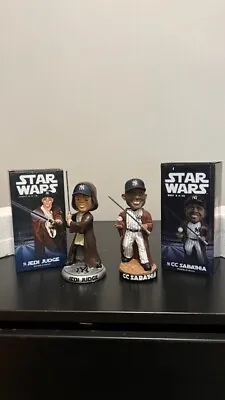 Yankee SGA Star Wars Jedi Bobblehead Rare Set Of 2 (Aaron Judge & CC Sabathia) • $249