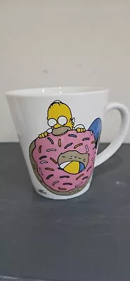 Vintage Homer Can't Talk Eating Donut Mug The Simpsons 2000 Fox Downpace Ltd • £9.99