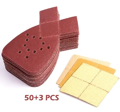 60-240 Grit Mouse Sander Sandpaper For Black+Decker Hook And Loop Sanding Pads • $16.79