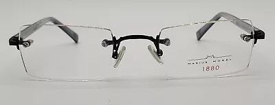 Marius Morel 1849M Black NM000 Rimless Metal Eyeglasses Frame 56-14-140 France • $103.60