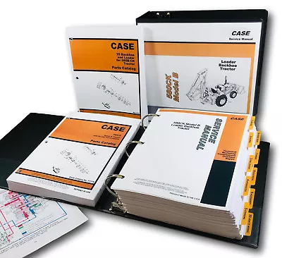 $160.97 • Buy Case 580B 580Ck B Shuttle Tractor Loader Backhoe Service Manual Parts Catalog