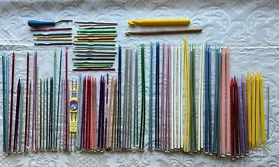 Vintage Lot 78 Knitting Needles And Crochet Hooks • $46