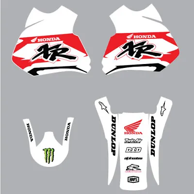 1985-2001 Honda White Xr70 Graphics Kit Motocross Decals Stickers  Mx Xr 70 • $35.85