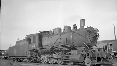 Great Northern GN Railroad 1135 2-8-0 Kelly Lake MN 1948 Negative 5425 • $14.99