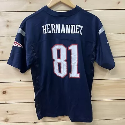 Vintage New England Patriots Aaron Hernandez Nfl Jersey Nfl Players Youth XL  • $37.12