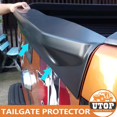 Tailgate Cover Spoiler Matte Black Rail Cap Guard Trim For Ford Ranger 2012-2022 • $71